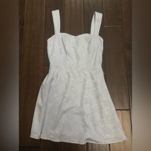 Princess Polly light blue satin mini dress